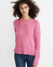 Charley Pullover Sweater in Pink at Madewell